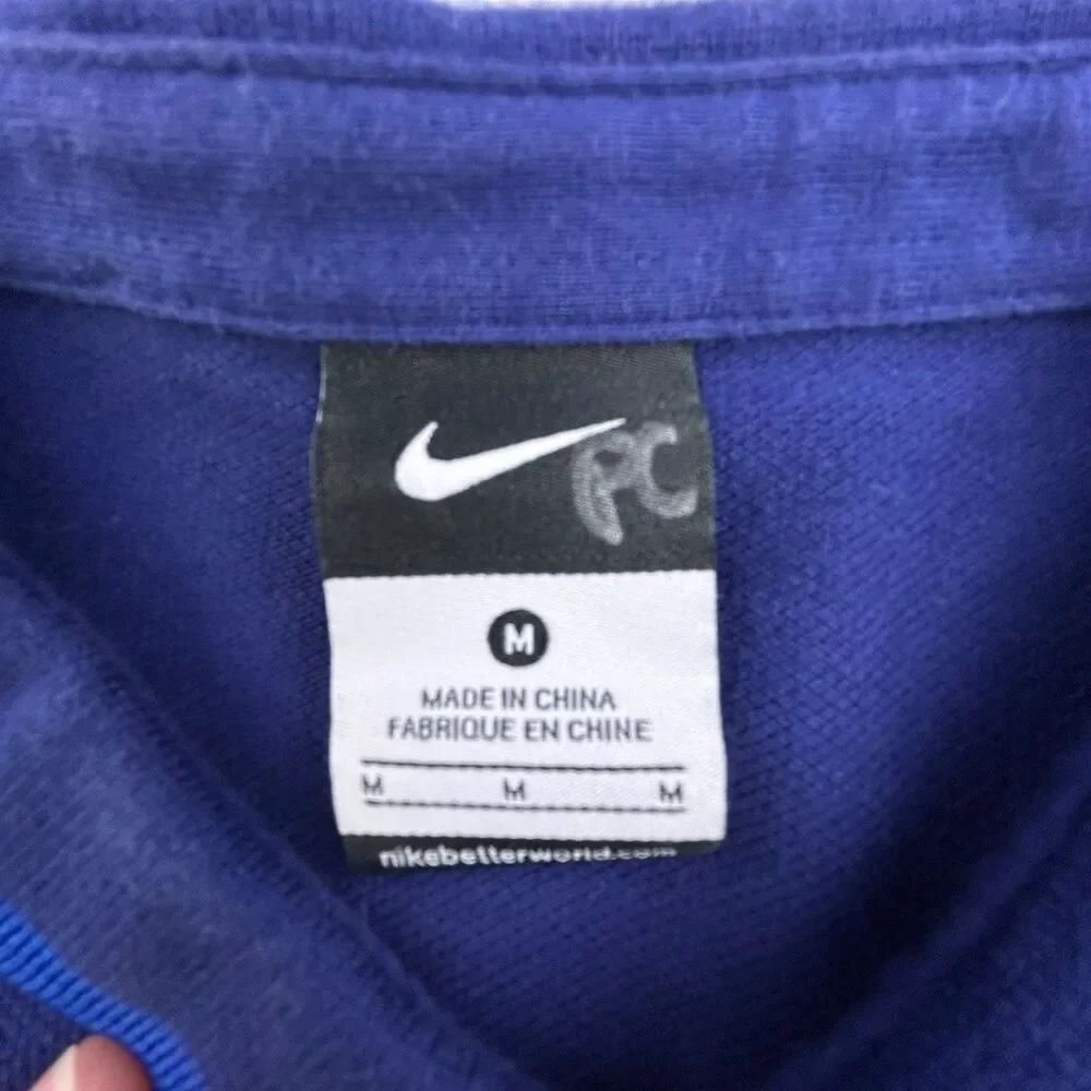 Nike US Soccer Team Polo Shirt Mens Size Medium Blue US National Team Training - Picture 3 of 7